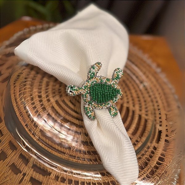 Porta Guardanapos de Metal Formato Tartaruga