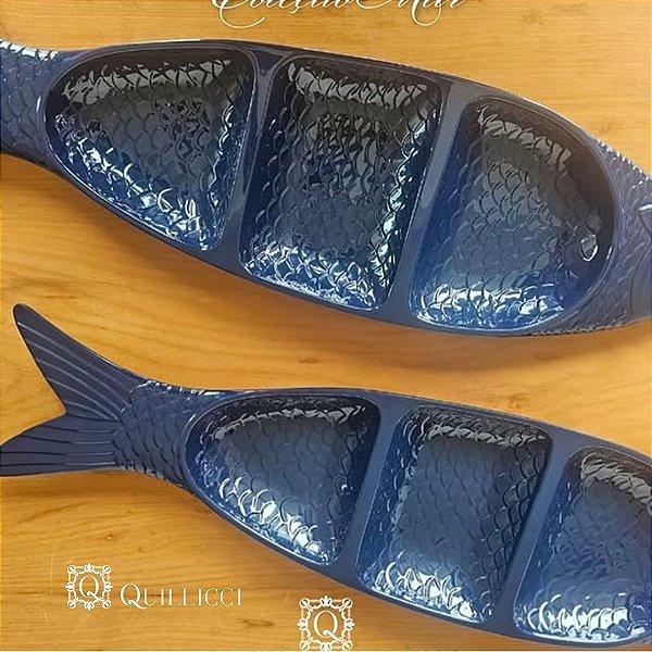 PETISQUERA MELAMINA FORMATO PEIXE - TAM G