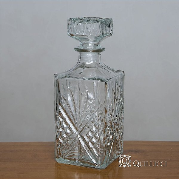 GARRAFA DE VIDRO PARA WHISKY  900ML