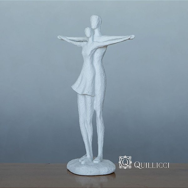 ESCULTURA DE POLIRRESINA PAR DE BAILARINOS