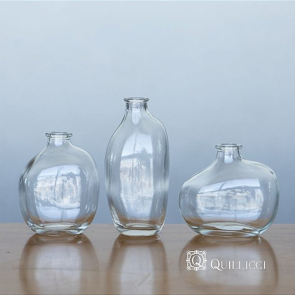 KIT MINI VASOS EM VIDRO