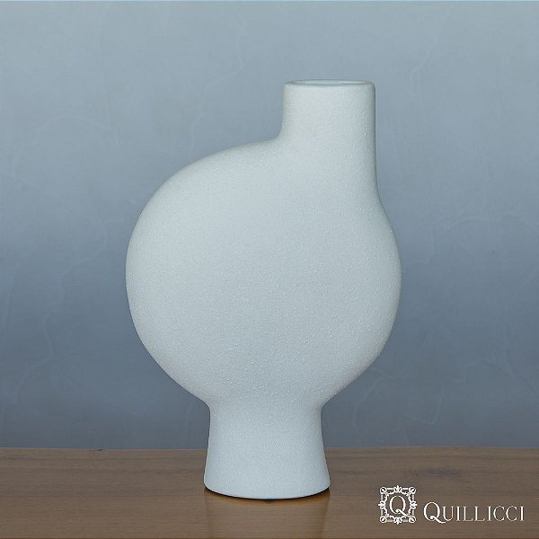 VASO DE CERAMICA TIPO ANFORA