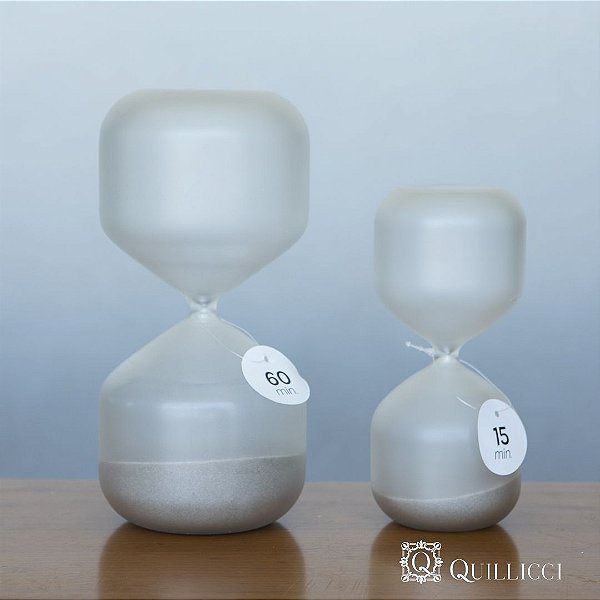 AMPULHETA DE VIDRO 60 MINUTOS