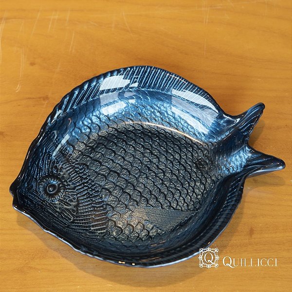 PETISQUEIRA FORMATO PEIXE COR AZUL