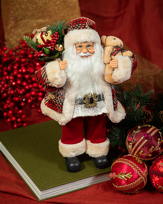 Papai Noel Com Urso