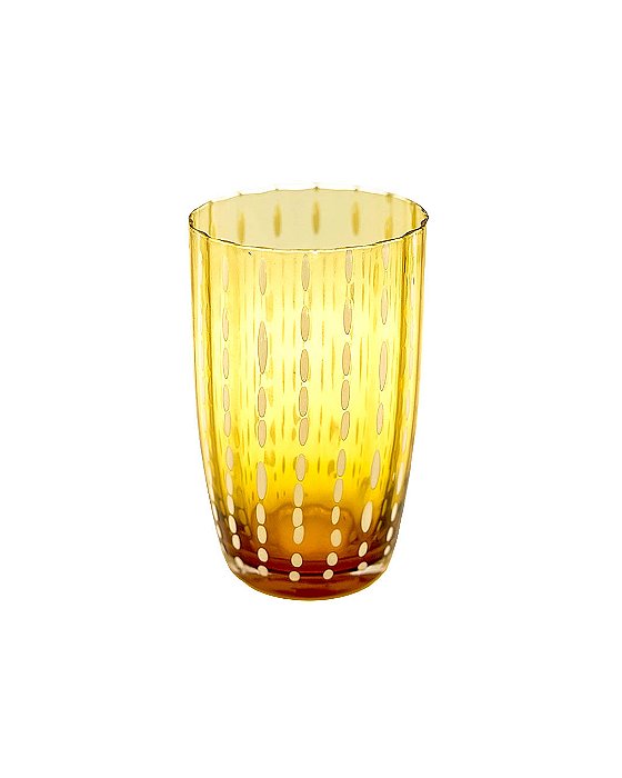 Jogo 2 Copos Altos Orquídea Âmbar 500ml | Vidro