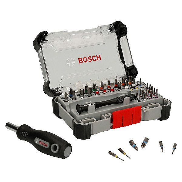 Jogo de bits de chave de fenda kit precisão 42 unid. Bosch