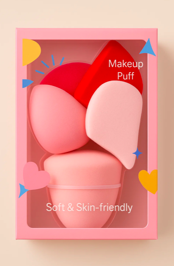 Kit com 5 Esponjas para Maquiagem – Pele Impecável em Cada Aplicação