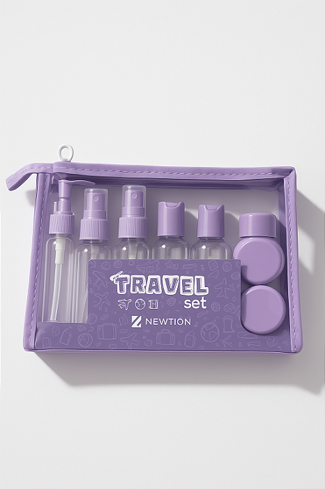 Kit de Viagem Travel Roxo – 7 Peças