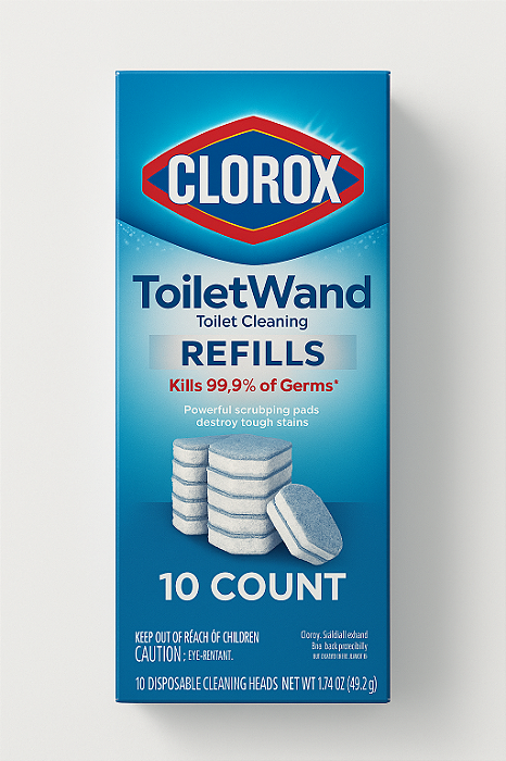 Refil Clorox ToiletWand - 10 Unidades