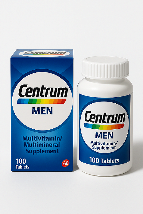 Centrum Men – Suplemento Multivitamínico e Multimineral para Homens (100 comprimidos)