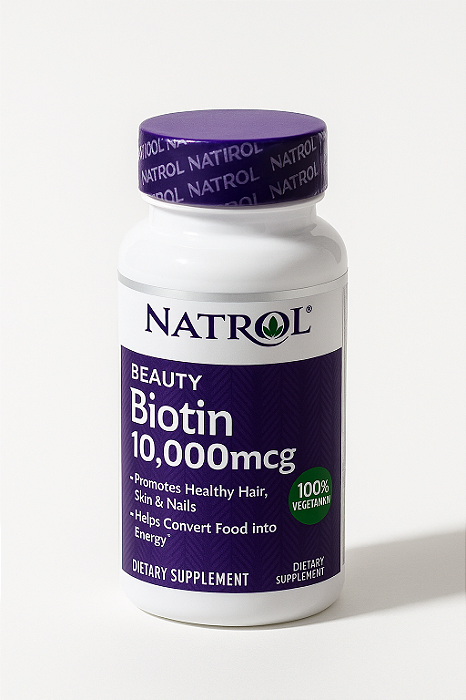 Natrol Biotin 10.000 mcg – Suplemento de Biotina (100 comprimidos)