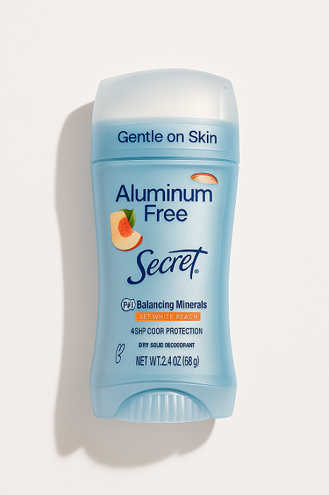 Secret Aluminum Free Deodorant – White Peach