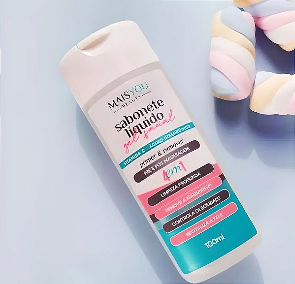 Sabonete Esfoliante Gel Facial com Vitamina C Mais You