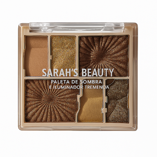 Paleta de Sombra SARAH'S BEAUTY Iluminador Brenda