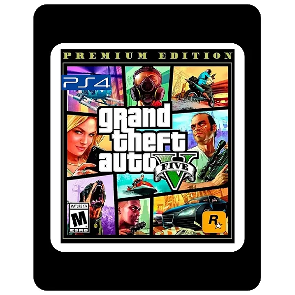 Gta 5 - PS4 - Mídia Digital Edição Premium