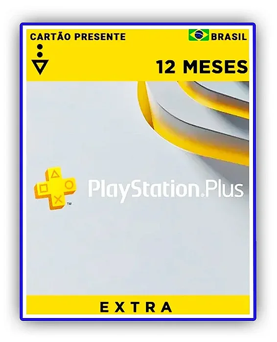 PlayStation Plus Extra 12 Meses PS4 - PS5 Mídia Digital