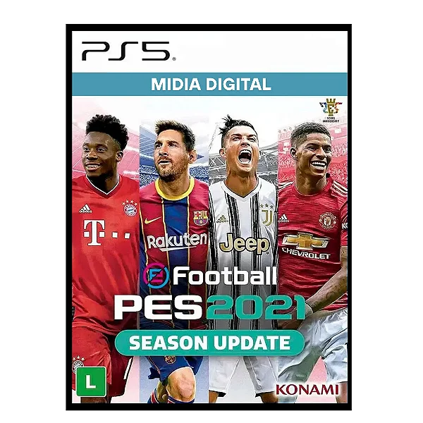Pes 21 Ps5 - eFootball Pes 2021 - Ps5 Mídia Digital