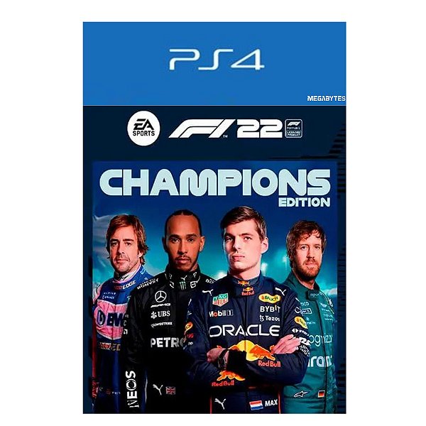 F1 22 Edição dos Campeões PS4 Mídia Digital