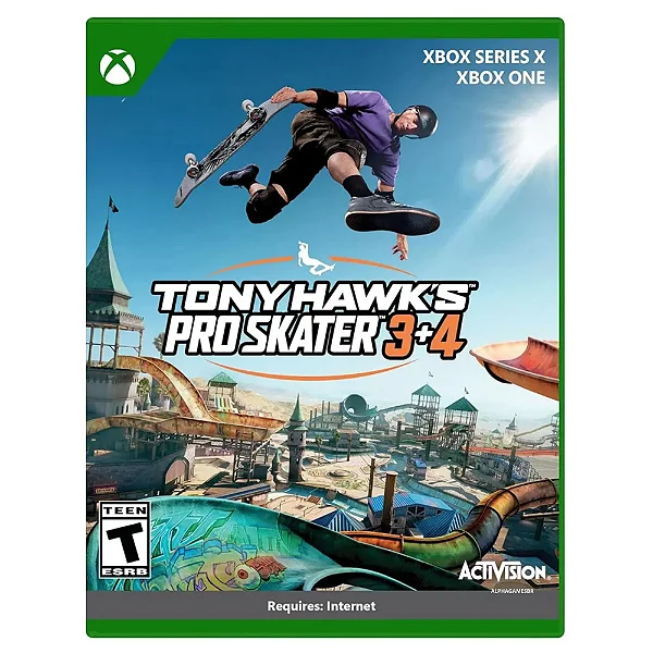 Tony Hawk's Pro Skater 3 + 4 Xbox One Xbox Series X|S Mídia Digital