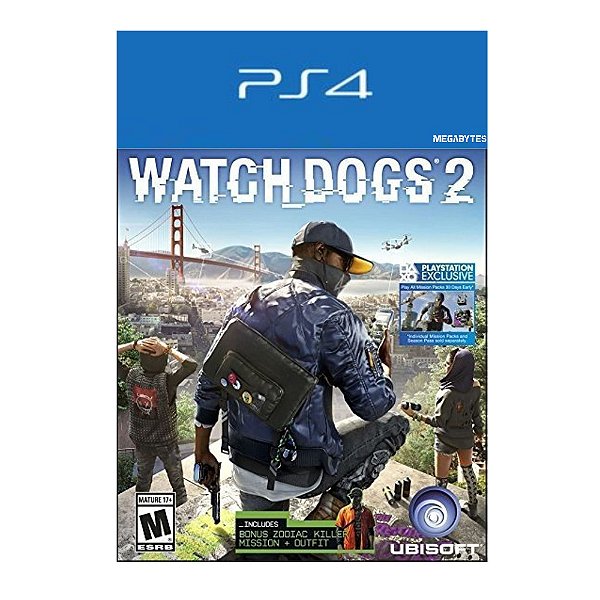 Watch dogs 2 PS4 Mídia Digital