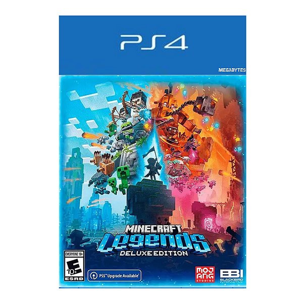 Minecraft Legends Deluxe Edition Ps4 Mídia Digital