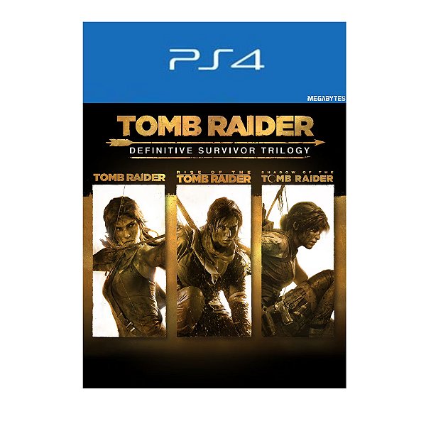 Tomb Raider: Definitive Survivor Trilogy PS4 Mídia Digital