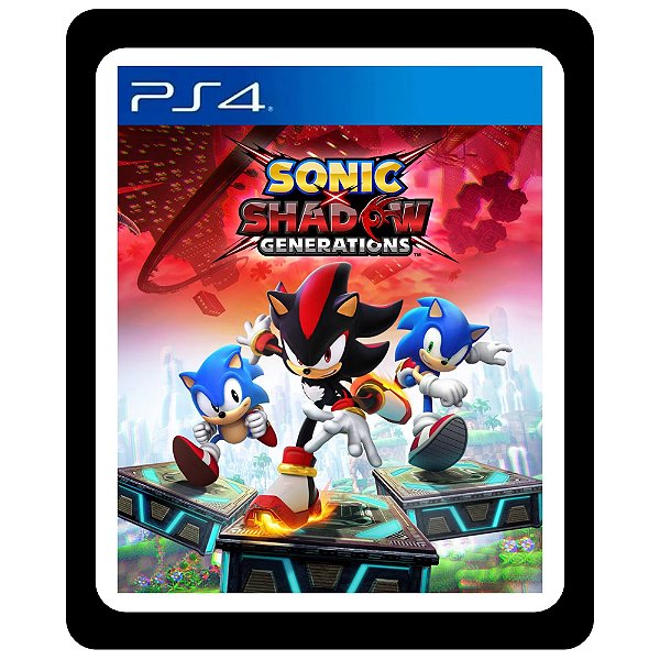 SONIC X SHADOW GENERATIONS PS4 mídia digital