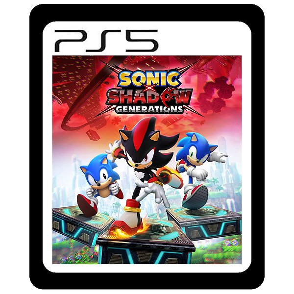 Sonic X Shadow Generations PS5 mídia digital