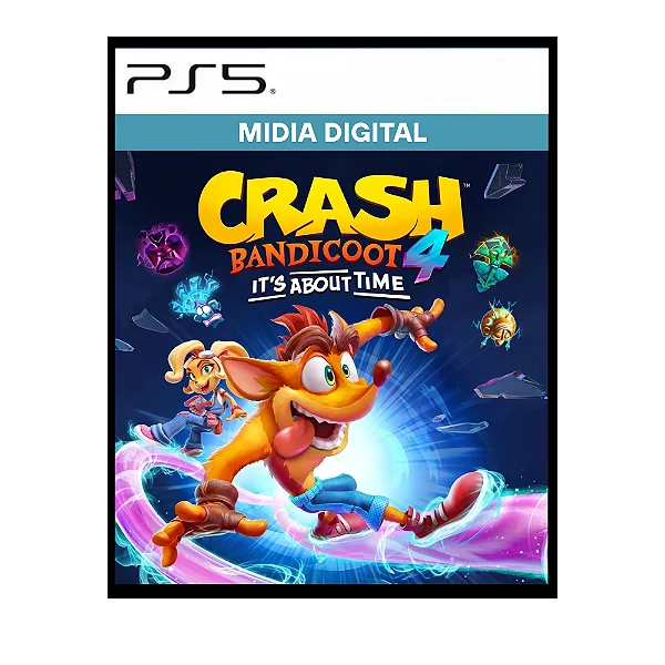 Crash Bandicoot 4 It's About Time Ps5 Mídia Digital