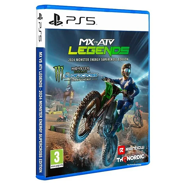 MX vs ATV Legends 2024 Monster Energy Supercross PS5 Mídia Digital
