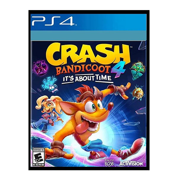 Crash Bandicoot 4 it’s About Time Ps4 Mídia Digital