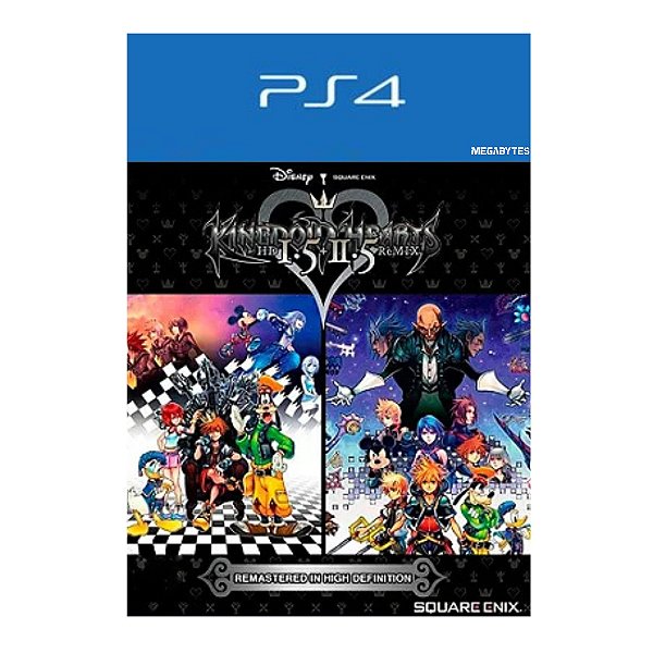 Kingdom hearts HD 1.5 + 2.5 Remix PS4 Mídia Digital
