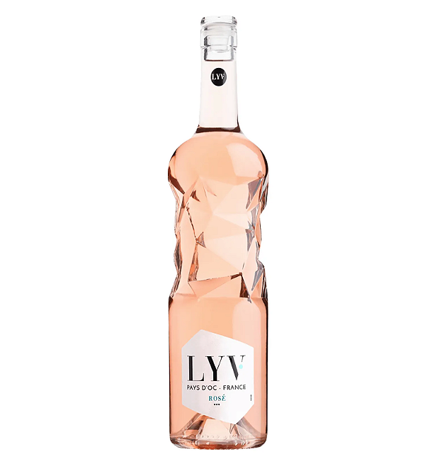 Vinho Rosé francês LYV PAYS D'OC - 750ml
