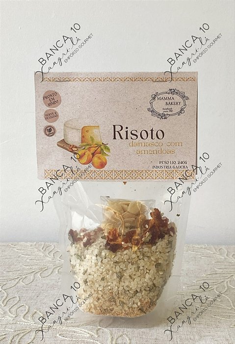 Risoto Temperado - Damasco e Amendôas