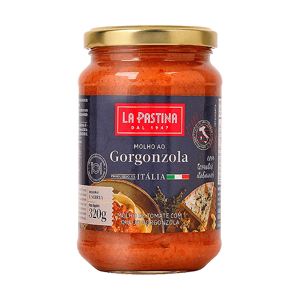 Molho de tomate ao Gorgonzola La Pastina