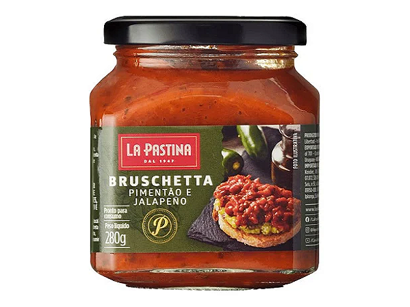 Bruschetta Pimentão e Jalapeño La Pastina