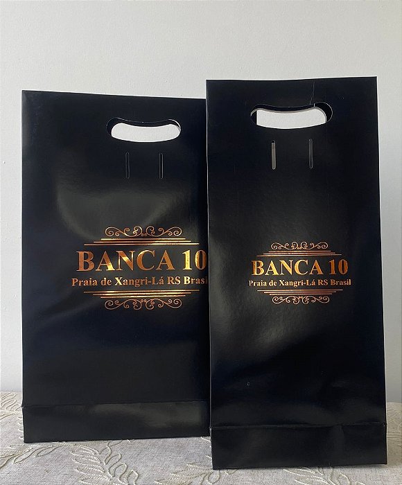Sacola para presente - para 2 ou 3 bebidas