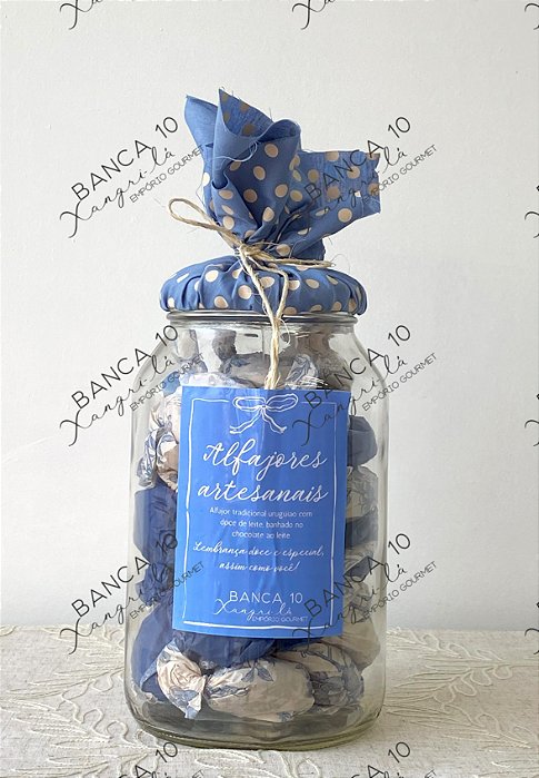 Vidro de alfajor artesanal