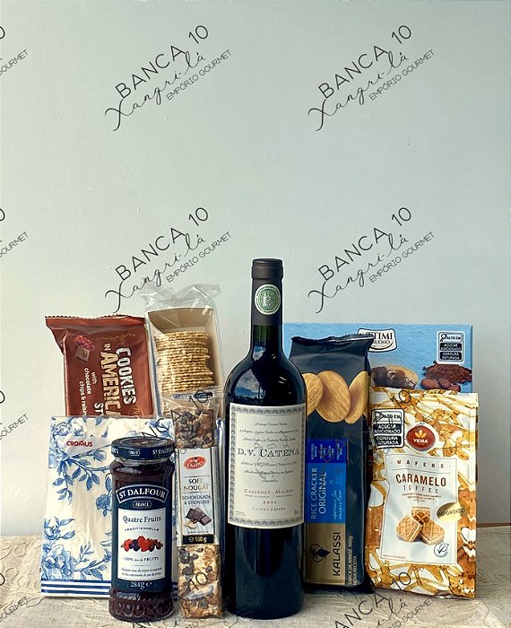 Cesta Toscana - Piquenique com D.V. Catena Cabernet-Malbec