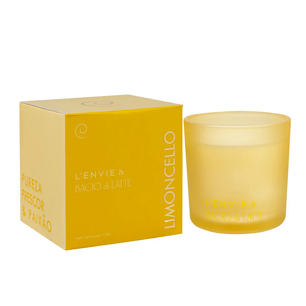 Vela perfumada Limoncello LENVIE & BACIO di LATTE - 170g