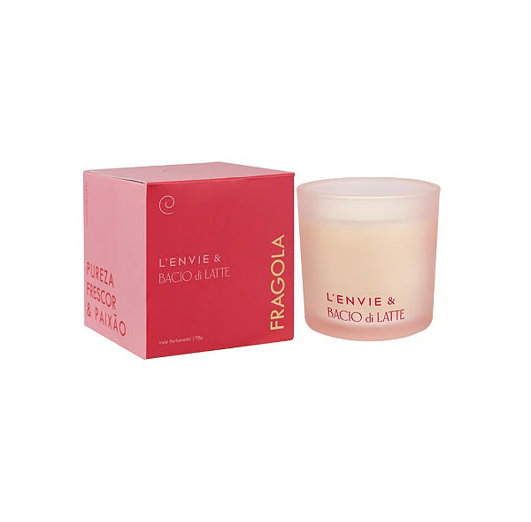 Vela perfumada Fragola LENVIE & BACIO di LATTE - 170g