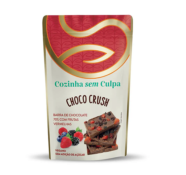 Chocolate com Frutas vermelhas Cozinha sem Culpa - 100g
