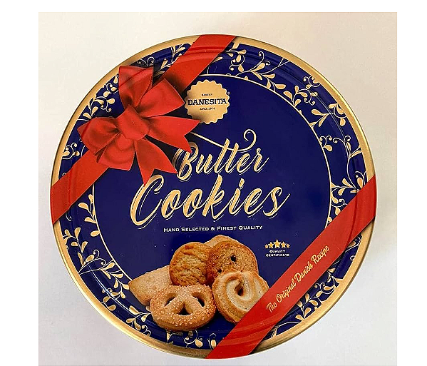 Biscoitos amanteigados sortidos  BAKERY DANESITA