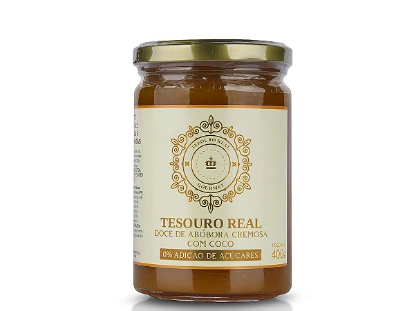 Doce de abóbora cremosa com coco Tesouro Real