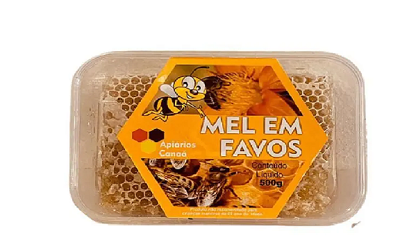 Mel em Favos Apiários Canaã - 500g