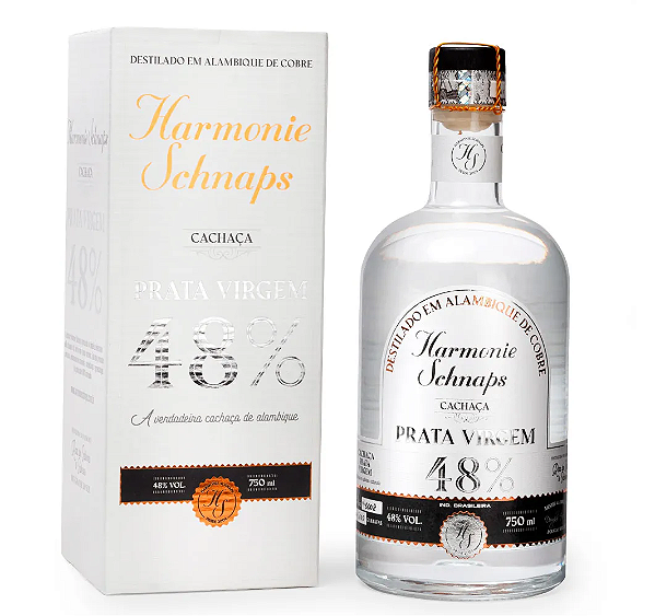 Harmonie Schnaps Cachaça Prata virgem 48% - 750ml