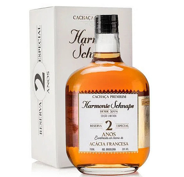 Cachaça Harmonie Schnaps Premium Reserva 2 anos - 700ml