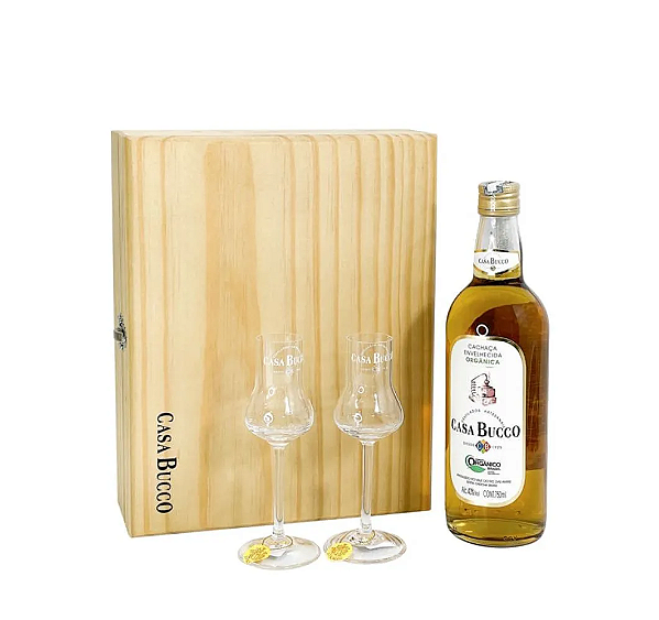 Kit Cachaça envelhecida 6 anos Casa Bucco - 700ml