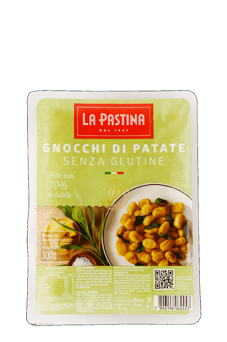 Gnocchi sem glúten La Pastina - 300g